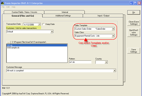 AaaTeX - QuickBooksTrans Importer