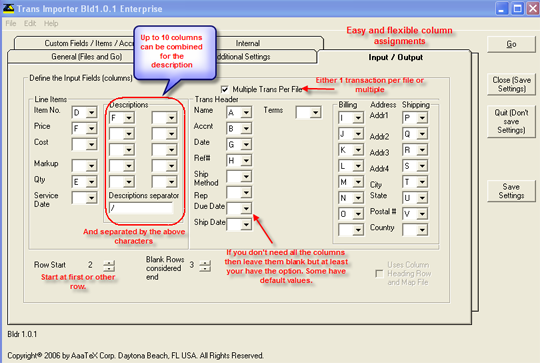 AaaTeX - QuickBooksTrans Importer